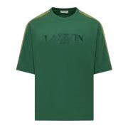 Lanvin Oversized T-Shirt Kollektion Green, Herr