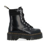 Dr. Martens Jadon HDW II Svarta Läderankelstövlar Black, Dam