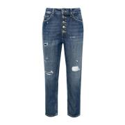 Dondup Koons Gioiello 5-Fickor Jeans Blue, Dam