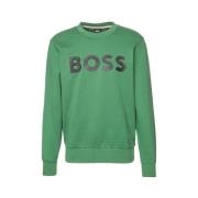 Hugo Boss Crewneck Sweatshirt Green, Herr