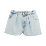 Pinko Blå Shorts för Kvinnor Blue, Dam