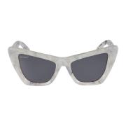 Off White Stiliga solglasögon Gray, Unisex