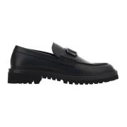 Valentino Garavani Signature Loafers Black, Herr