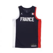 Jordan Begränsad Frankrike Road Baskettröja Blue, Herr