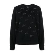 Karl Lagerfeld Stilren Sweatshirt för Män Black, Dam