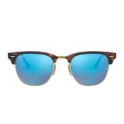 Ray-Ban Rb3016 Solglasögon Clubmaster blixtlinser polariserade Blue, D...