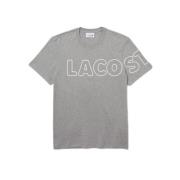 Lacoste Herr T-shirt i 100% bomull Gray, Herr