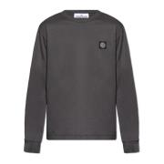 Stone Island T-shirt with long sleeves Gray, Herr