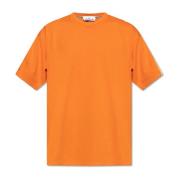 Stone Island T-shirt med logotyp Orange, Herr