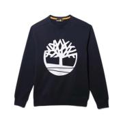 Timberland Core Tree Logo Sweatshirt Blue, Herr