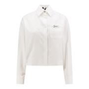 Versace Bomullsskjorta med Barocco-motiv White, Dam