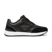 Versace Svarta Sneakers Black, Herr