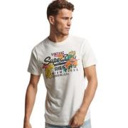 Superdry Herr T-shirt i bomull White, Herr