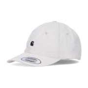 Carhartt Wip Madison Logo Cap - Krökt skärm, Streetwear White, Herr
