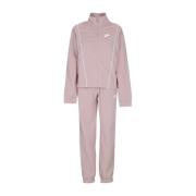 Nike Essential Tracksuit i Diffused Taupe/White Pink, Dam