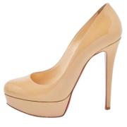 Christian Louboutin Pre-owned Pre-owned Laeder klackskor Beige, Dam