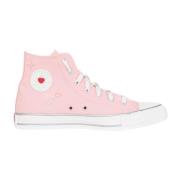 Converse Rosa Hjärta Sneakers för Kvinnor Pink, Dam