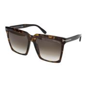 Tom Ford Snygga solglasögon Ft0764 Brown, Dam