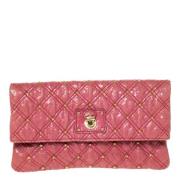 Marc Jacobs Pre-owned Pre-owned Laeder kuvertvskor Pink, Dam