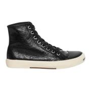 Balenciaga Svarta Lädersneakers för Kvinnor Black, Dam