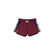 Lacoste Shorts Red, Dam