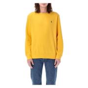 Ralph Lauren Klassisk Crewneck Sweatshirt Yellow, Herr