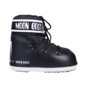 Moon Boot Icon Låga Nylonstövlar Black, Dam