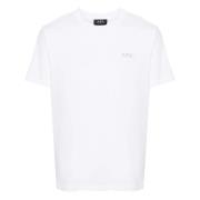 A.p.c. Bomull T-shirt White, Herr