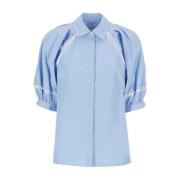 3.1 Phillip Lim Ljusblå Bomullsskjorta med Broderade Detaljer Blue, Da...
