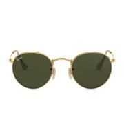 Ray-Ban Rb3447 Solglasögon Runda Metall Polariserad Runda Metall Polar...