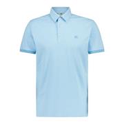 Etro Polo Shirt med Logobrodyr Blue, Herr