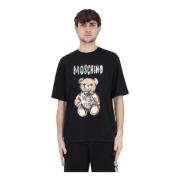 Moschino T-shirt med Teddy Bear Print Black, Herr