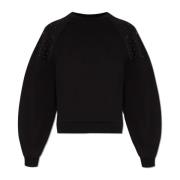 AllSaints Astro beskuren sweatshirt Black, Dam