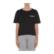 Moschino Svarta T-shirts och Polos Black, Dam