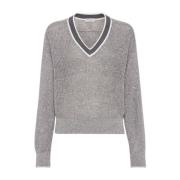 Brunello Cucinelli Stiliga Sweaters Gray, Dam