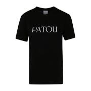 Patou Svart Essential T-Shirt Black, Dam
