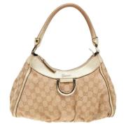 Gucci Vintage Pre-owned Canvas handvskor Beige, Dam