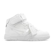 Off White Out Of Office höga sneakers White, Dam