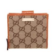 Gucci Vintage Pre-owned Canvas plnbcker Beige, Dam