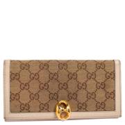 Gucci Vintage Pre-owned Canvas plnbcker Beige, Dam