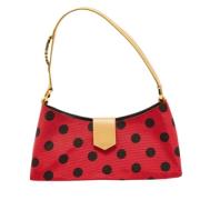Moschino Pre-Owned Pre-owned Canvas handvskor Red, Dam