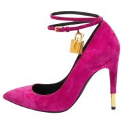 Tom Ford Pre-owned Pre-owned Mocka klackskor Purple, Dam