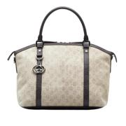 Gucci Vintage Pre-owned Laeder gucci-vskor Beige, Dam