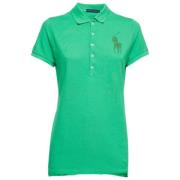 Ralph Lauren Pre-owned Pre-owned Bomull toppar Green, Dam