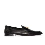Dolce & Gabbana Svarta platta skor för kvinnor Black, Herr