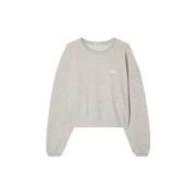 American Vintage Sweatshirt kod03ch23 Gray, Dam