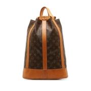 Louis Vuitton Vintage Pre-owned Laeder ryggsckar Brown, Dam