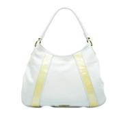 Burberry Vintage Pre-owned Laeder handvskor White, Dam