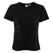 Pinko Dam Logo All-Over T-Shirt Black, Dam