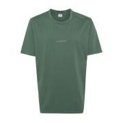 C.p. Company Grön T-shirt med Logotryck Green, Herr